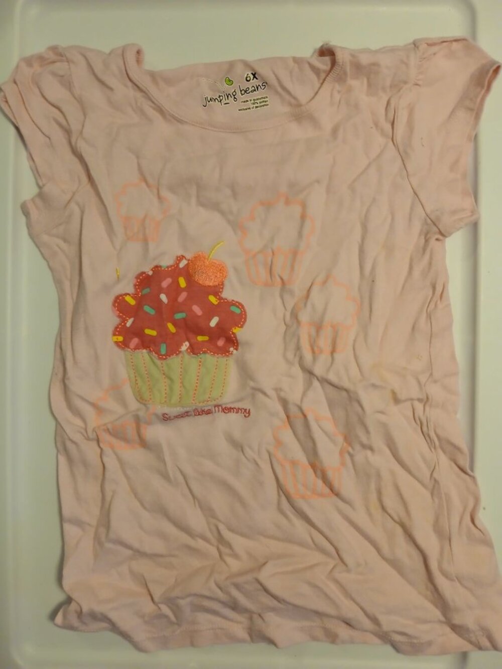 Jumping Beans 6x Girls Cupcake Shirt